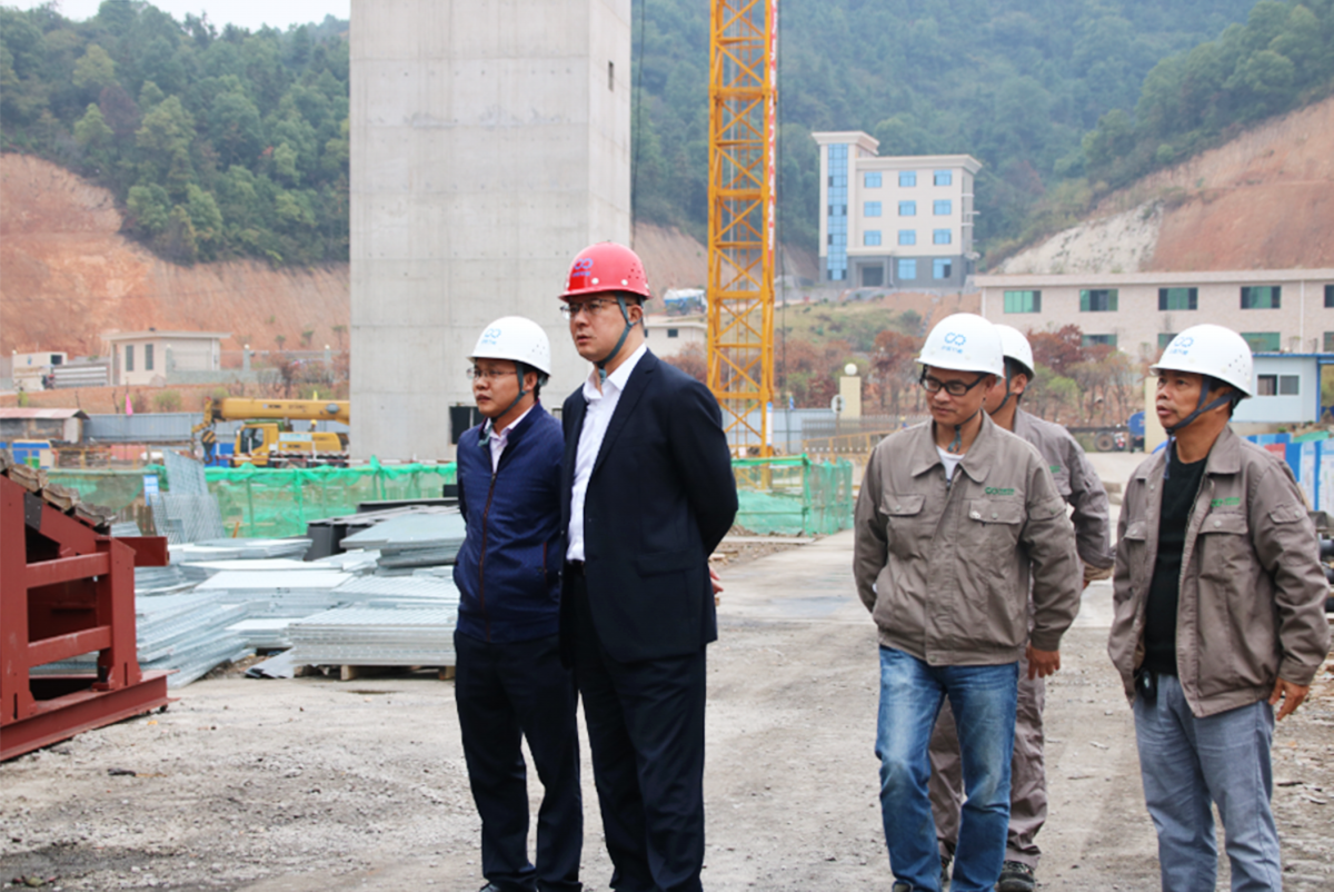 中环总经理到苏华萍乡项目现场巡查