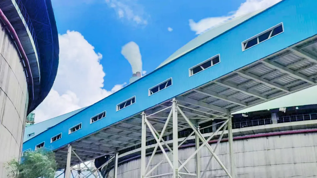 品质苏华耀四方｜江苏国信沙洲2*100万千瓦机组输煤栈桥扩建项目成果初现