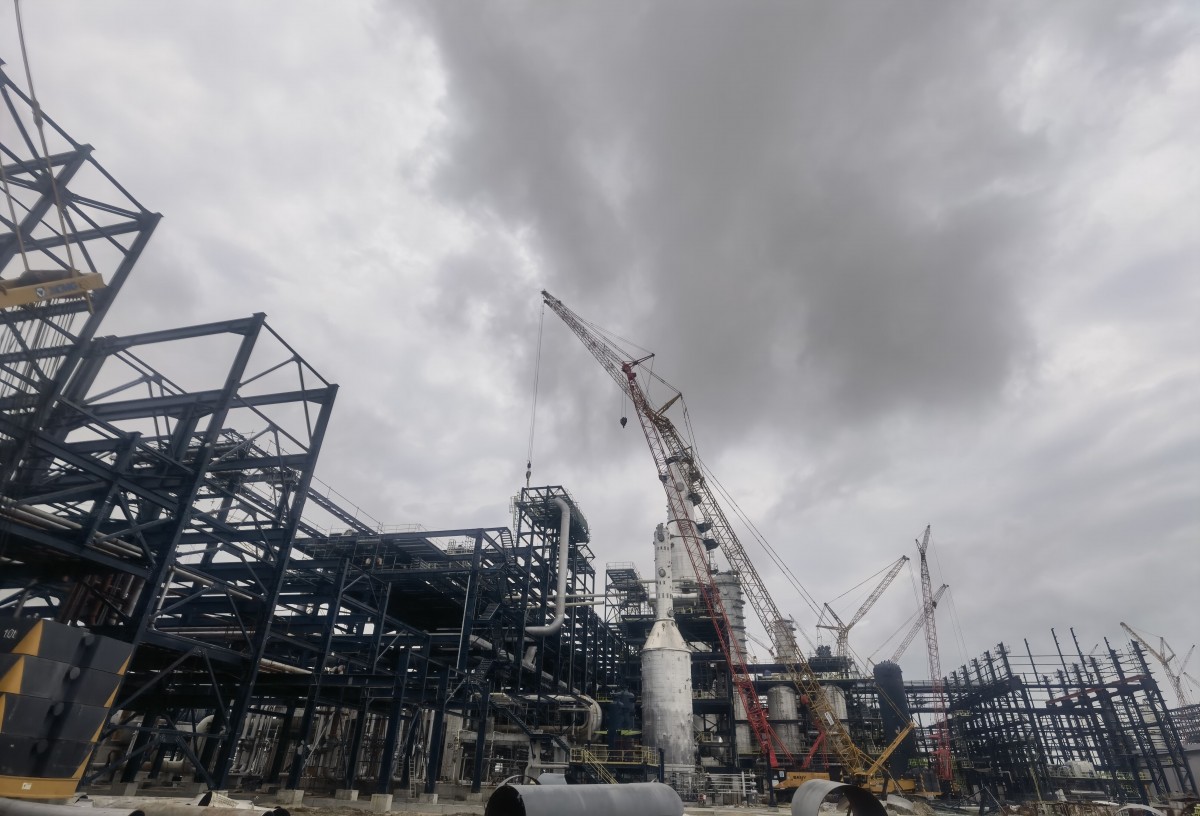 尼日利亚丹格特炼油安装工程(图4)