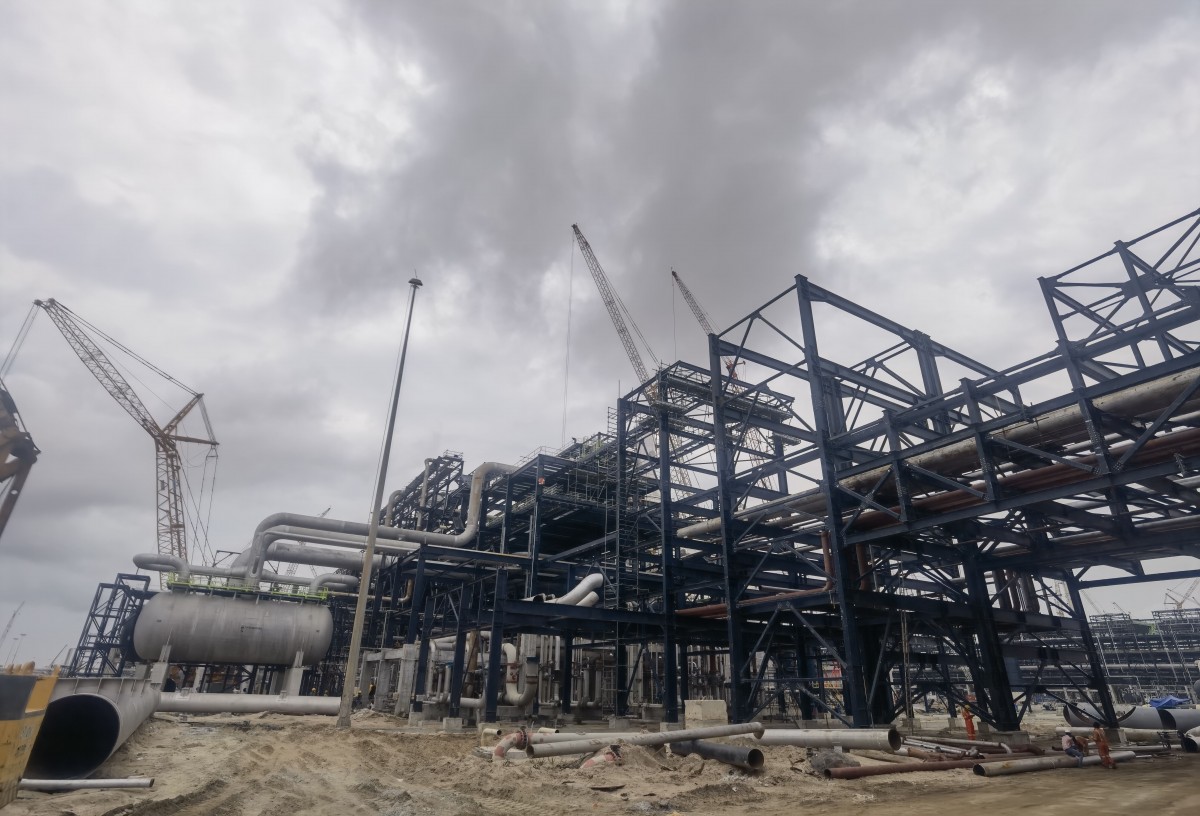 尼日利亚丹格特炼油安装工程(图2)